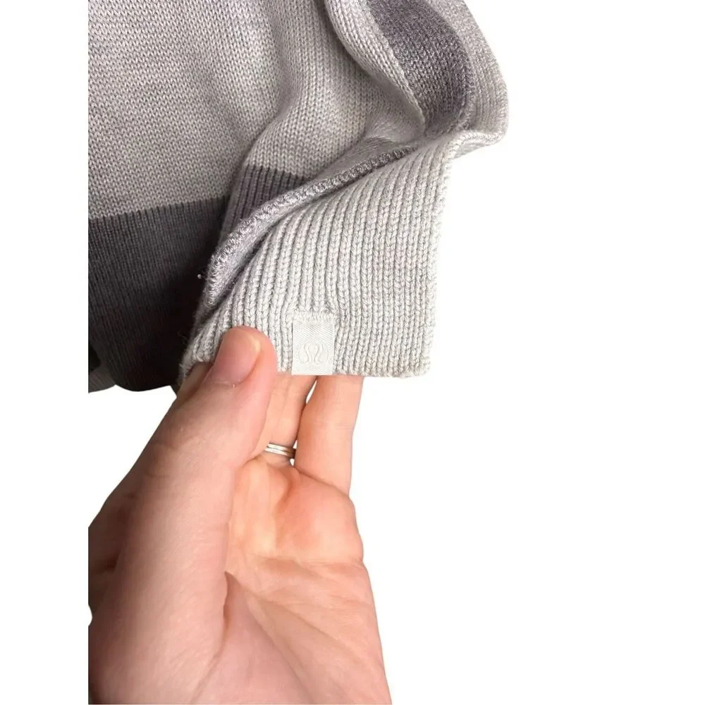 Lululemon Opened Up Poncho Heathered Core Ultra Light Gray Size XS/S